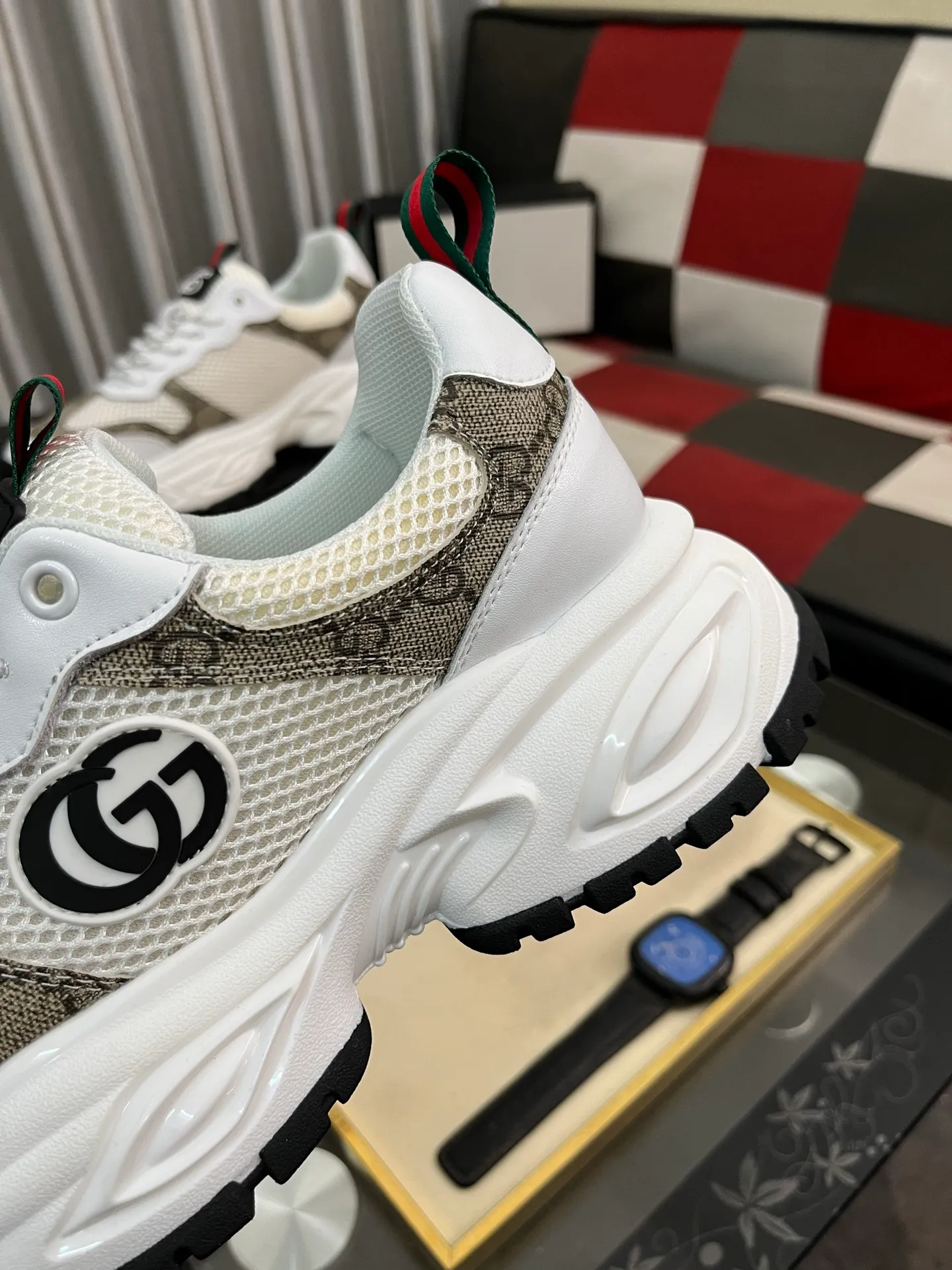 Men's Men's Shoes 💰458⌚️⌚️《GUCCI》The latest hot-selling casual shoes, top brand [seduce] luxury~purchase, top~quality. Products sold at the counter [strong] Original embossed calfskin fabric ➕ Comfortable sheepskin lining, available in 38-443️⃣ colors